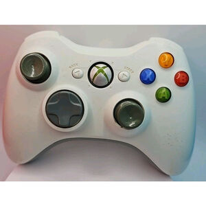 Official Microsoft Xbox 360 Wireless Controller White OEM Original Tested
